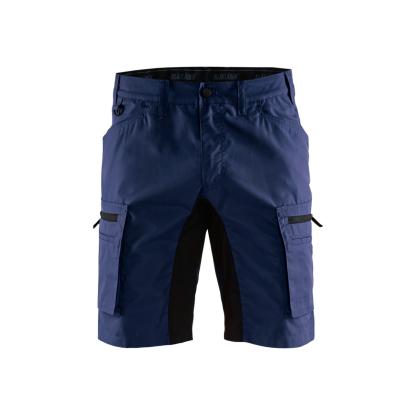 Blåkläder 1449 service shorts med stretch, marineblå/sort