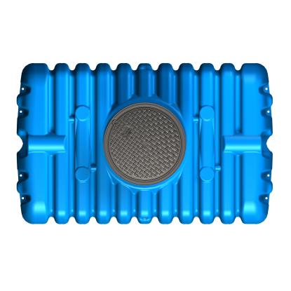 4RAIN regnvandstank, blå - 1500 liter