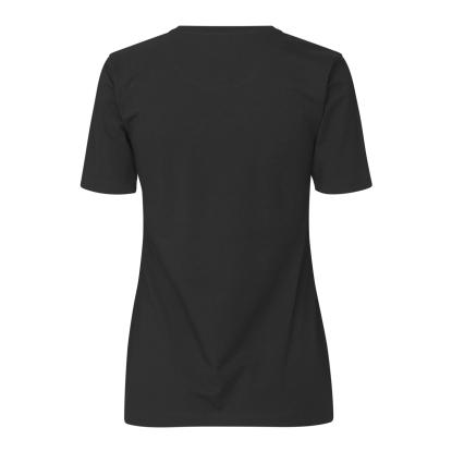 ID 0595 Stretch T-shirt, komfort, dame, sort