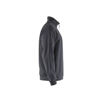 Blåkläder 3587 sweatshirt half zip, mellemgrå