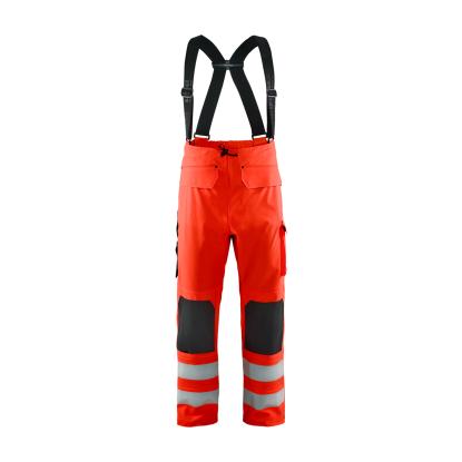 Blåkläder 1302 high vis regnbuks level 2, hi-vis rød