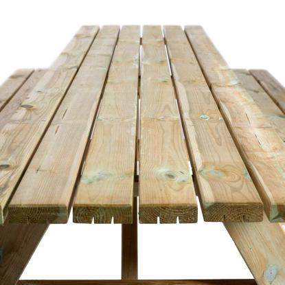 HORTUS bord/bænkesæt XXL, fyrretræ, 71 x 300 x 149 cm