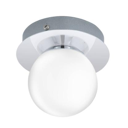 EGLO MOSIANO LED væg/loftlampe, Ø11 cm, IP44, krom