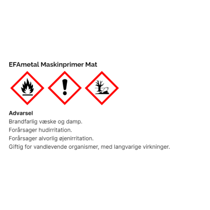 EFAmetal Maskinprimer, rød, mat