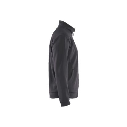 Blåkläder 3362 sweatshirt full zip, mellemgrå/sort