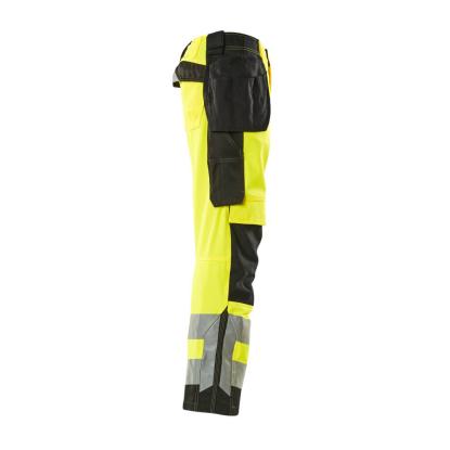 MASCOT SAFE SUPREME Wigan arbejdsbukser med hængelommer, hi-vis gul/sort
