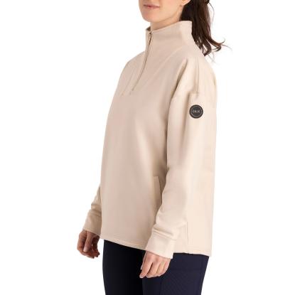 DLX SIOBHAN fleecetrøje, dame, beige