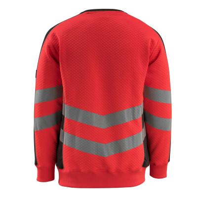 MASCOT SAFE SUPREME Wigton sweatshirt, hi-vis rød/mørk antracit