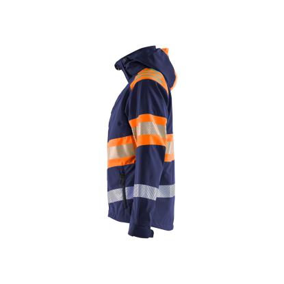 Blåkläder 4404 dame high vis softshell jakke, marineblå/hi-vis orange
