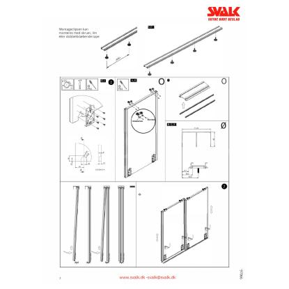 SVALK KG 50 montageclips til bundskinne, maks. 50 kg