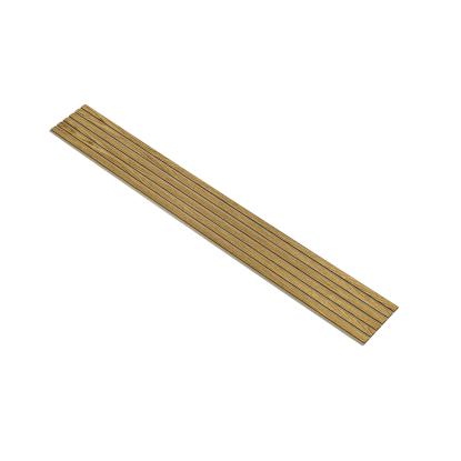 I-Wood Medio+ Original akustikpanel, brun olieret, brun filt og sort kerne, egefiner, 17 x 300 mm