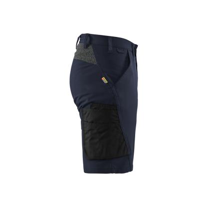Blåkläder 1423 service shorts 4-vejs stretch, mørk marineblå/sort