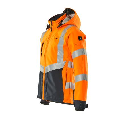 MASCOT SAFE SUPREME Blackpool softshell jakke, hi-vis orange/mørk marine