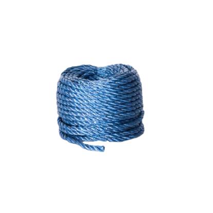 Polyreb 3-slået minirulle, blå - Ø5 mm x 20 meter