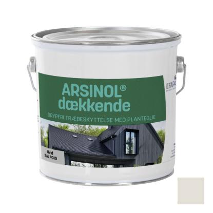 Arsinol® dækkende træbeskyttelse, hvid - 2,5 liter