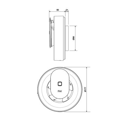 Pax Calima ventilationspakke, komplet