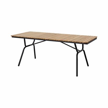 Cinas Parc havebord, antracit, teak, 197,5 x 88 x 74 cm 