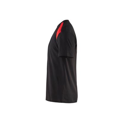 Blåkläder 3379 t-shirt, sort/rød