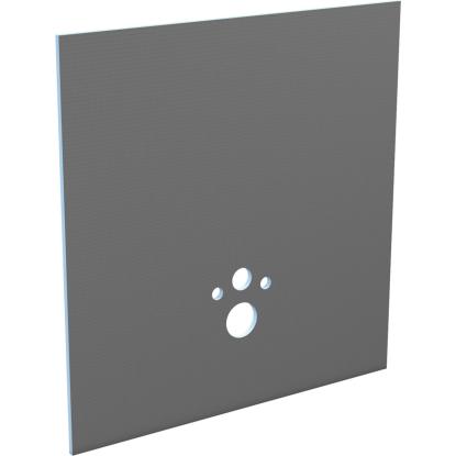 wedi I-Board Plus toiletinddækning med indbygget armeringsplade, 1200 x 1245 x 20 mm