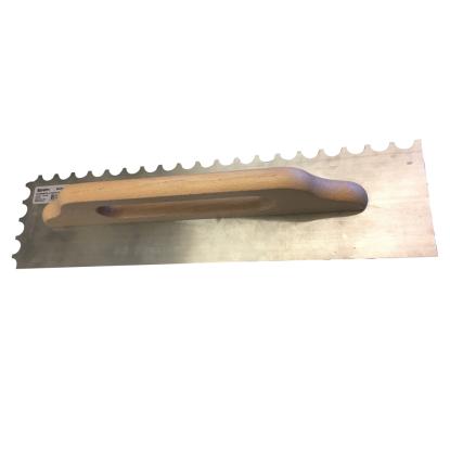 Alfix ståltandspartel med buede tænder, 20 x 10 mm