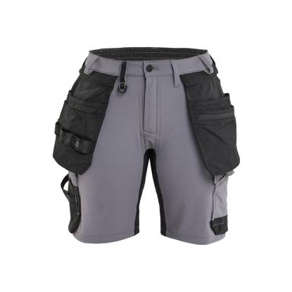 Blåkläder 7124 dame håndværker shorts 4-vejs stretch, mellemgrå/sort