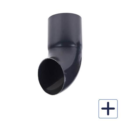 Plastmo udkaster, PVC, sort