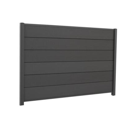 HORTUS Premium Firenze hegnspakke, komposit, F&N-profil, børstet, 3 fag - 126,1 cm højde