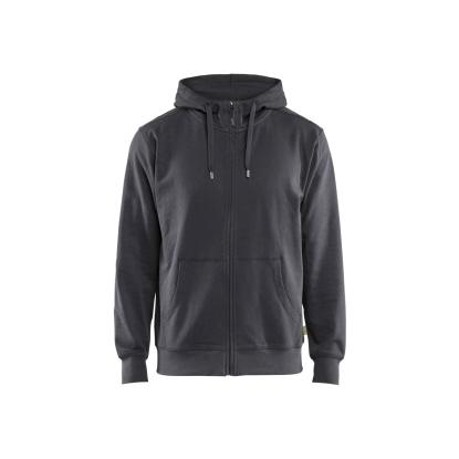 Blåkläder 3366 hættetrøje full-zip, mellemgrå