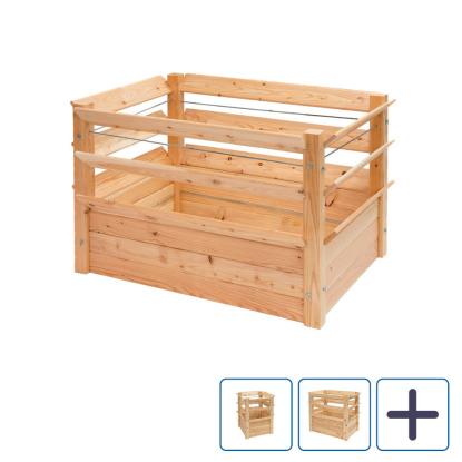 Westmann Premium højbed, lærketræ