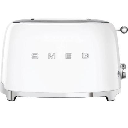 Smeg TSF01WHEU brødrister til 2 skiver brød, 950W, hvid