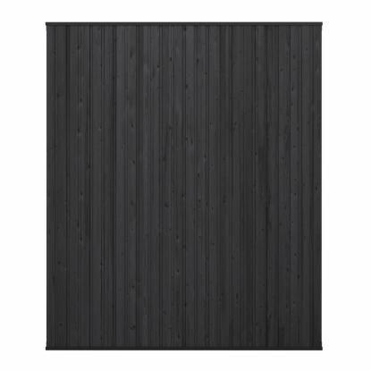 PLUS Noor hegn, trykimprægneret, sort, 150 x 178 cm