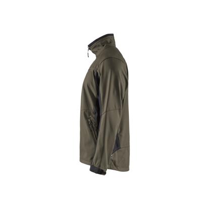 Blåkläder 4950 softshell jakke, olivengrøn/sort