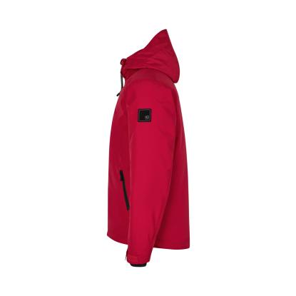 ID 0842 Hooded vinterjakke, rød