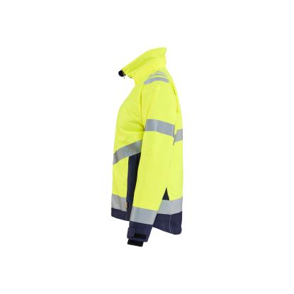 Blåkläder 4762 dame high vis letforet vinterjakke, hi-vis gul/marineblå