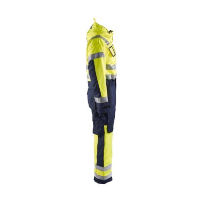 Blåkläder 6763 high vis vinter kedeldragt, hi-vis gul/marineblå