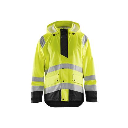 Blåkläder 4323 high vis regnjakke level 1, hi-vis gul/sort