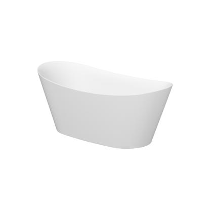 Houco Inverto fritstående badekar inkl. bundventil, premium akryl, 10 års garanti - 80 x 170 cm