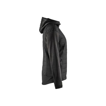 Blåkläder 5931 dame hydbrid jakke, mørk grå/sort