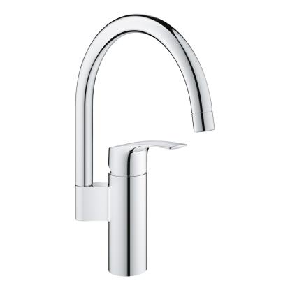 GROHE Eurosmart køkkenarmatur med høj C-tud, energibesparende, krom