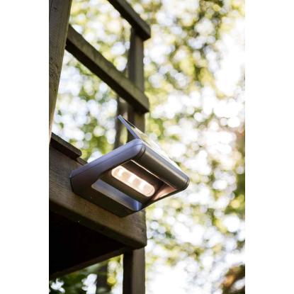 LUTEC Mini udendørs LED væglampe/spotlampe med solceller 1W