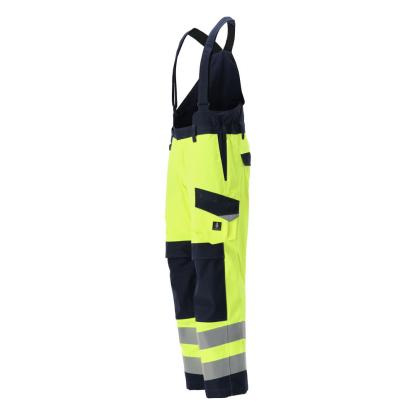 MASCOT MULTISAFE Renens vinterbukser, hi-vis gul/mørk marine