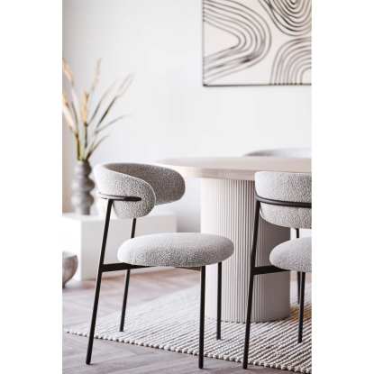 Solva spisebord, askefiner, sand, 100 x 220 cm