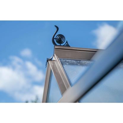 Halls Icon 6 drivhus 3,7 m², alu, 4 mm poly