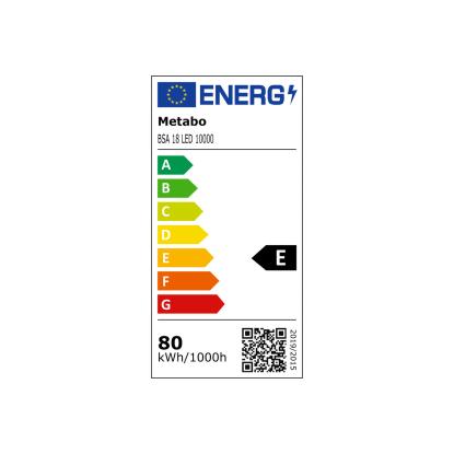 Metabo BSA 18 LED 10000 arbejdslampe, 18V, uden batteri og lader