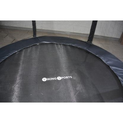 Viking Sports trampolin med sikkerhedsnet, sort, Ø183 cm, maks. 50 kg.