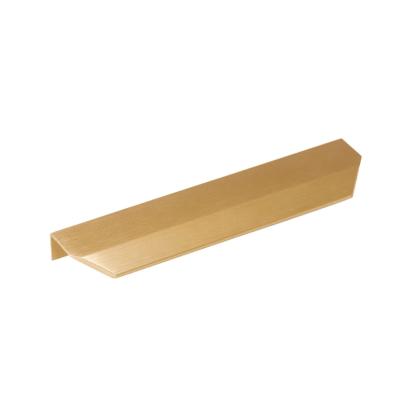 Beslag Design Vann profilgreb, 200 mm, børstet messing