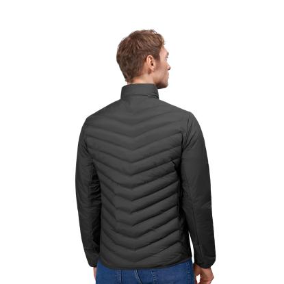 ID 0896 padded jakke med stretch, silver grey