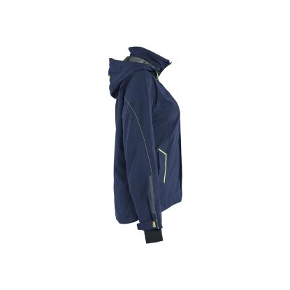 Blåkläder 4403 dame skaljakke 4-vejs stretch, mørk marineblå/hi-vis gul