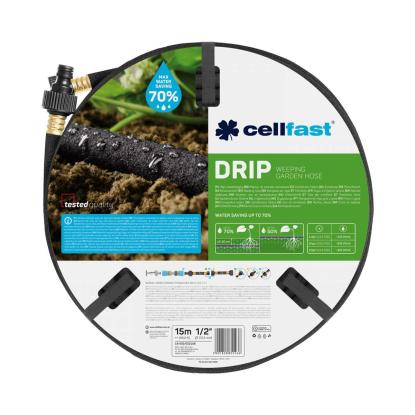 Cellfast DRIP siveslange inkl. koblinger, 1/2", Ø12,5 mm - 15 meter