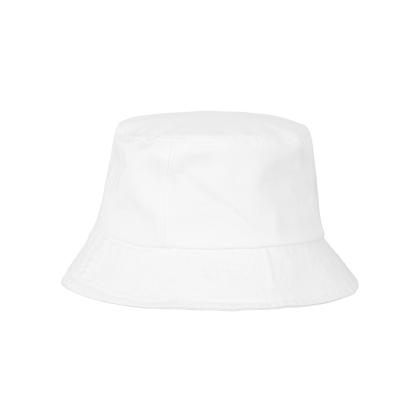 ID 0060 klassisk canvas bøllehat, hvid 